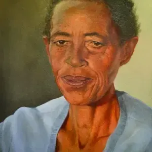 Sue Tatham — The Kalahari Red Dunes Woman